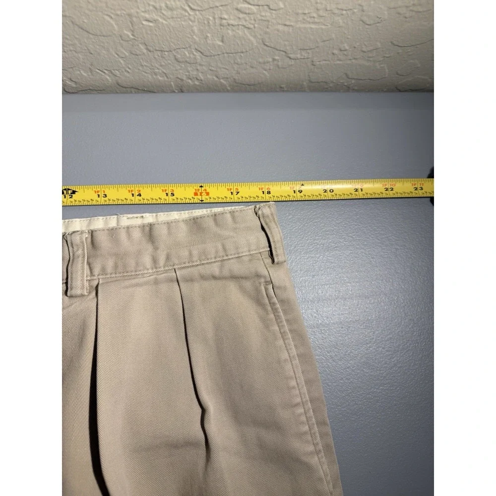Vintage Polo‎ Ralph Lauren Andrew Pant Men's 38x32 (36x31) Pleated Chino Tan